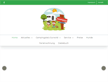Tablet Screenshot of camping-surwold.de